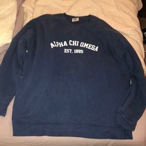 Alpha Chi Omega comfort colors sweatshirt